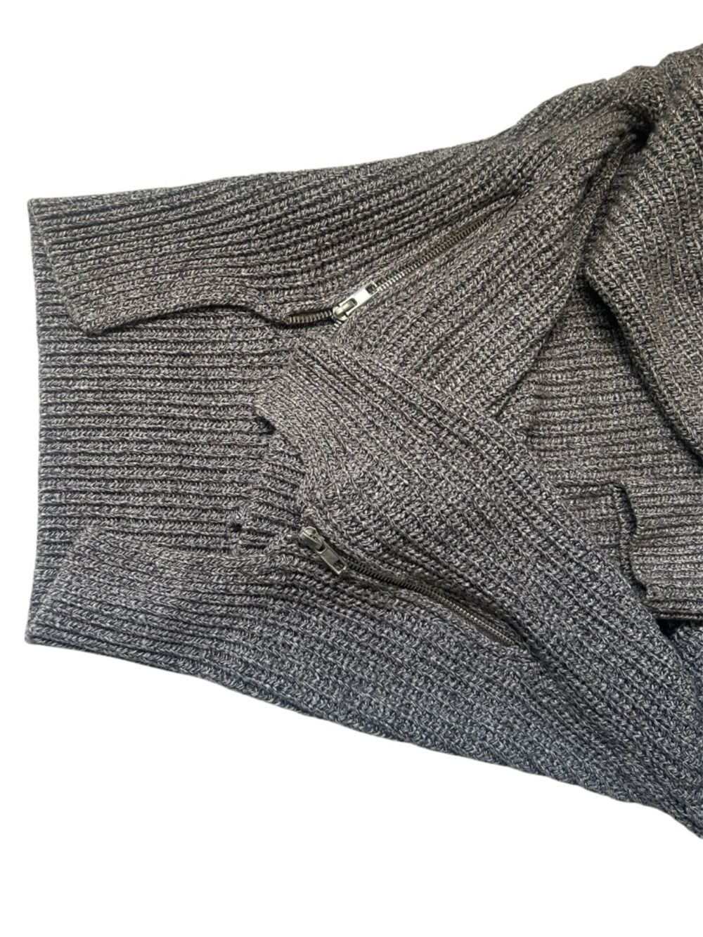 H&M Gray Ribbed Crewneck Sweater - Picture 6 of 9